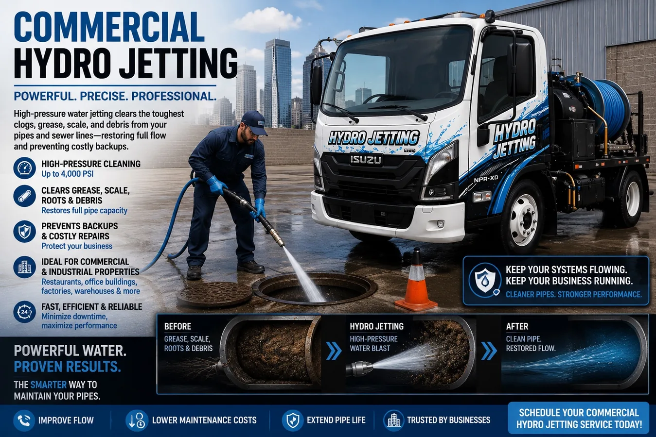 Commercial Hydro Jetting